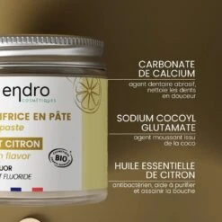 Endro Cosmetiques -Endro Cosmetiques dentifrice citron en pate endro cosmetiques dentifrice 924111